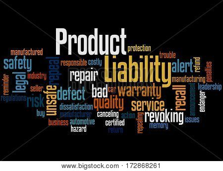 Product Liability, Word Cloud Concept 5