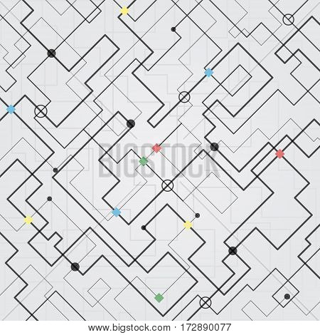 Technology abstract background. Design Vector illustration. Walpaper.