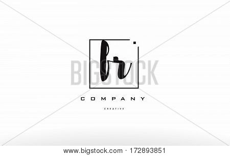 Fr F R Hand Writing Letter Company Logo Icon Design