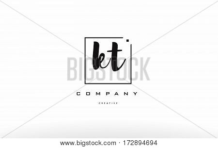 Kt K T Hand Writing Letter Company Logo Icon Design