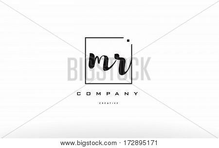 Mr M R Hand Writing Letter Company Logo Icon Design