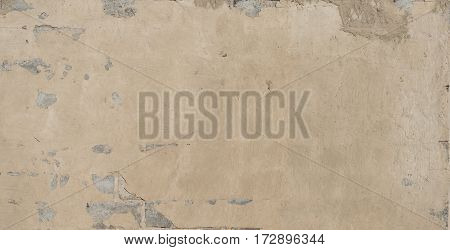 Old beige concrete relief background wall texture