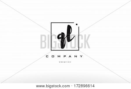 Ql Q L Hand Writing Letter Company Logo Icon Design