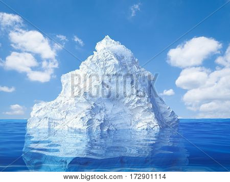 Iceberg Floating