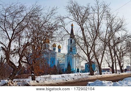 Church of the Intercession built in 1883-1885. City Kamensk-Uralsky, Sverdlovsk region, Russia.