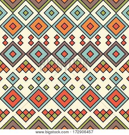 Abstract Seamless Pattern For Girls,boys, Clothes.creative Vector Background With Geometric Figures.
