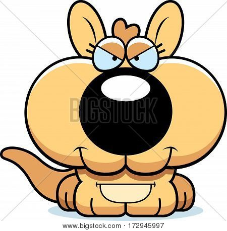 Cartoon Sly Kangaroo