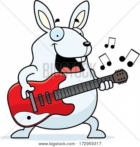 Cartoon Rabbit Guitar