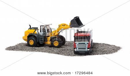 Ağır kamyon ve ağır buldozer