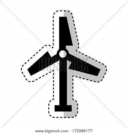 turbine air energy icon vector illustration design