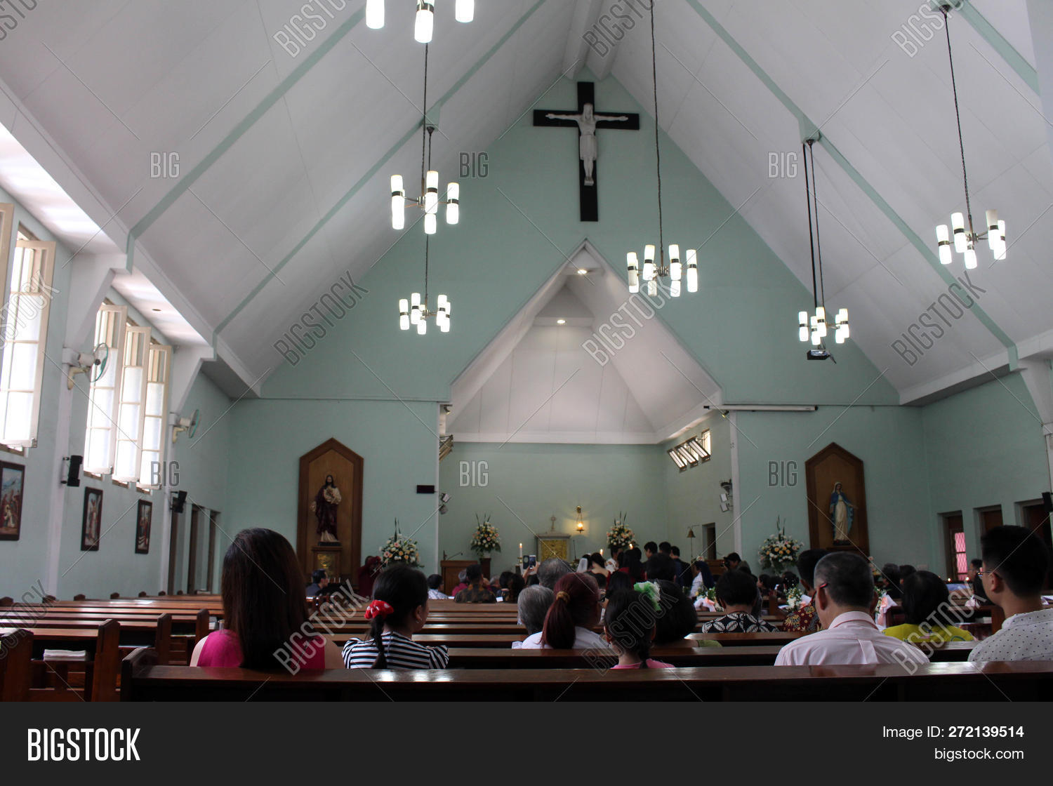 Interior Catholic Image Photo Free Trial Bigstock