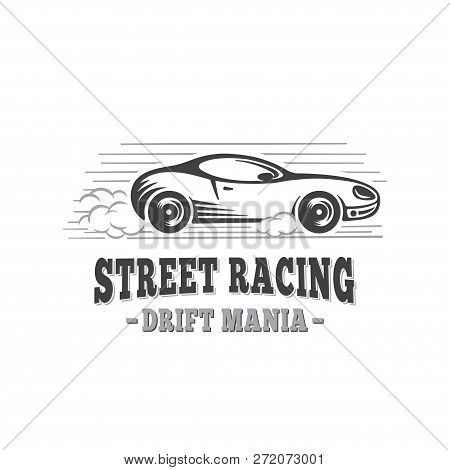 Street Racing Design Vector & Photo (Free Trial) | Bigstock