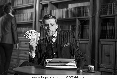 Writer Got Honorarium For New Book. Writer Or Author
