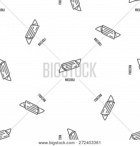 Riccioli Pasta Pattern Seamless Repeat Geometric For Any Web Design
