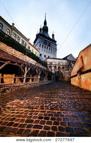 Sighisoara ยุคกลางเมือง ทรานซิลเวเนีย โรมาเนีย