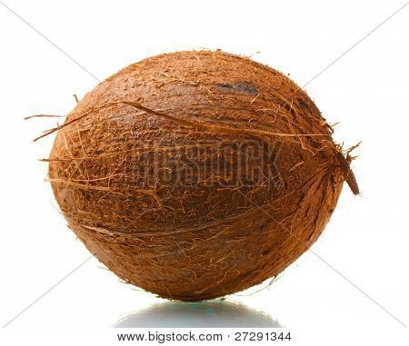 ? oconut isolerad på vit