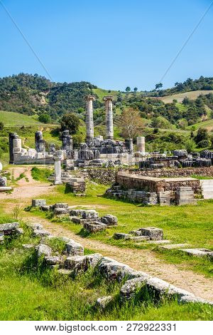 Ancient Historical Tourism Place Sardes Artemis