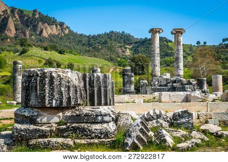 Ancient Historical Tourism Place Sardes Artemis
