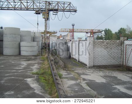 Exterior And Interior Photofixation Of The Production Department Of The Building