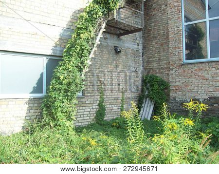 Exterior And Interior Photofixation Of The Production Department Of The Building
