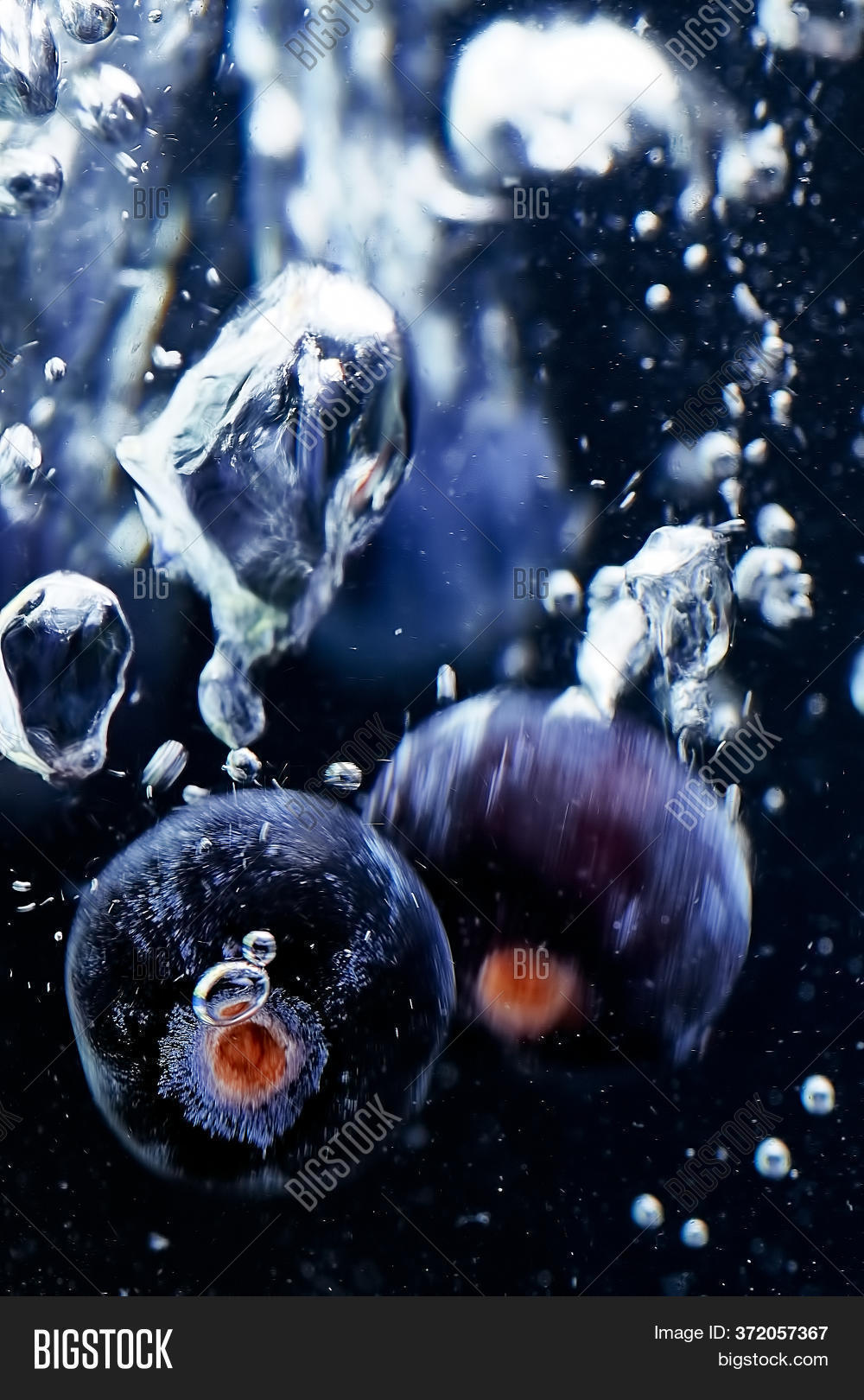 Blueberries Water. Image & Photo (Free Trial) Bigstock