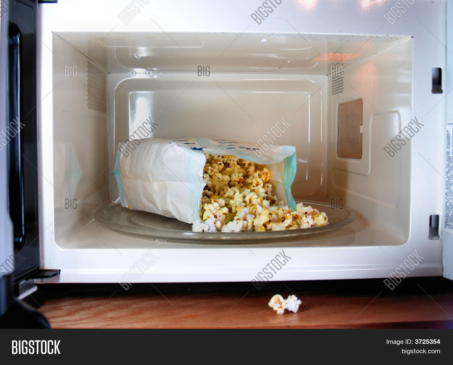 Popcorn Microwave Image Photo Free Trial Bigstock