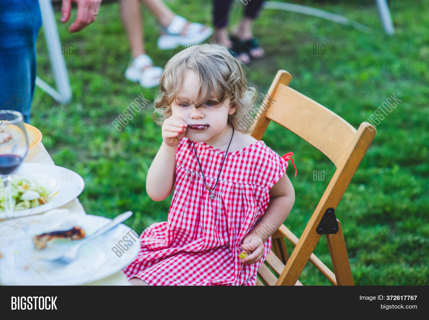 Girl Eating Sausage Image & Photo (Free Trial) Bigstock
