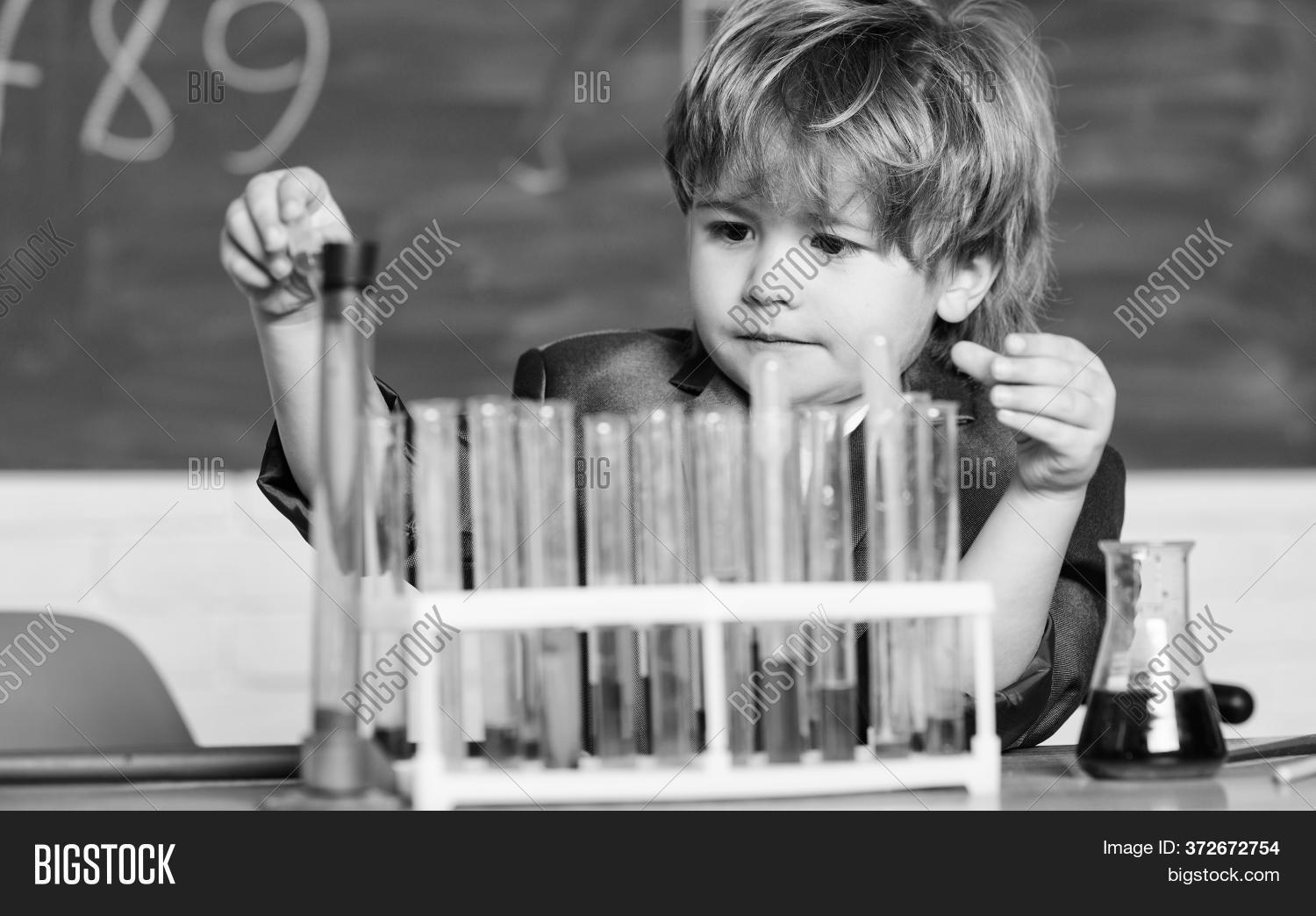 Kid Study Chemistry. Image & Photo (Free Trial) Bigstock
