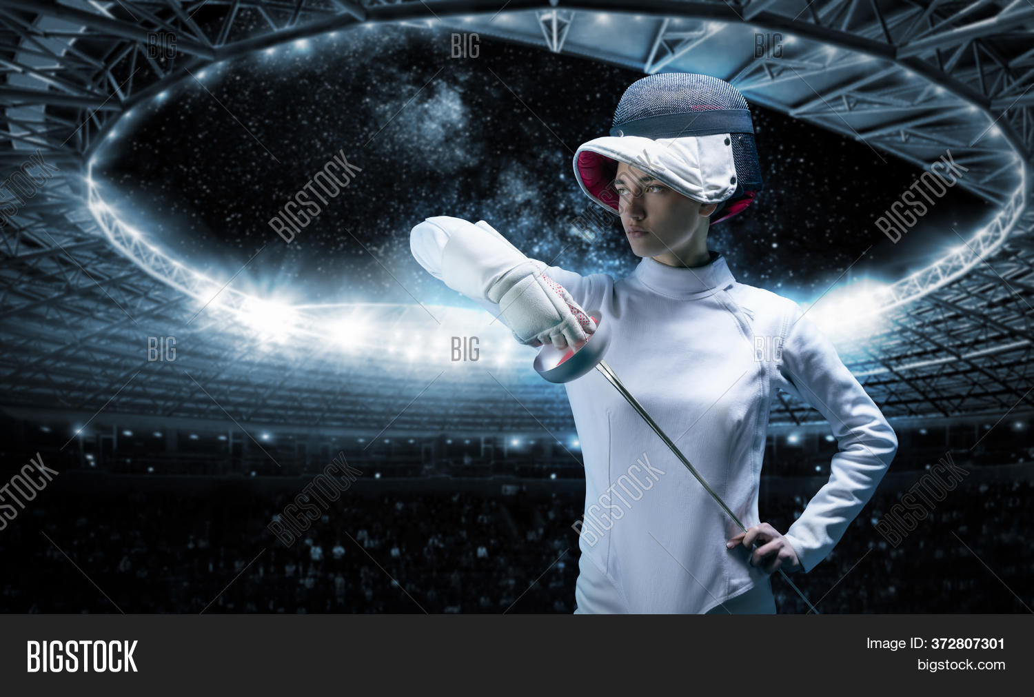 Portrait Fencer Image & Photo (Free Trial) Bigstock