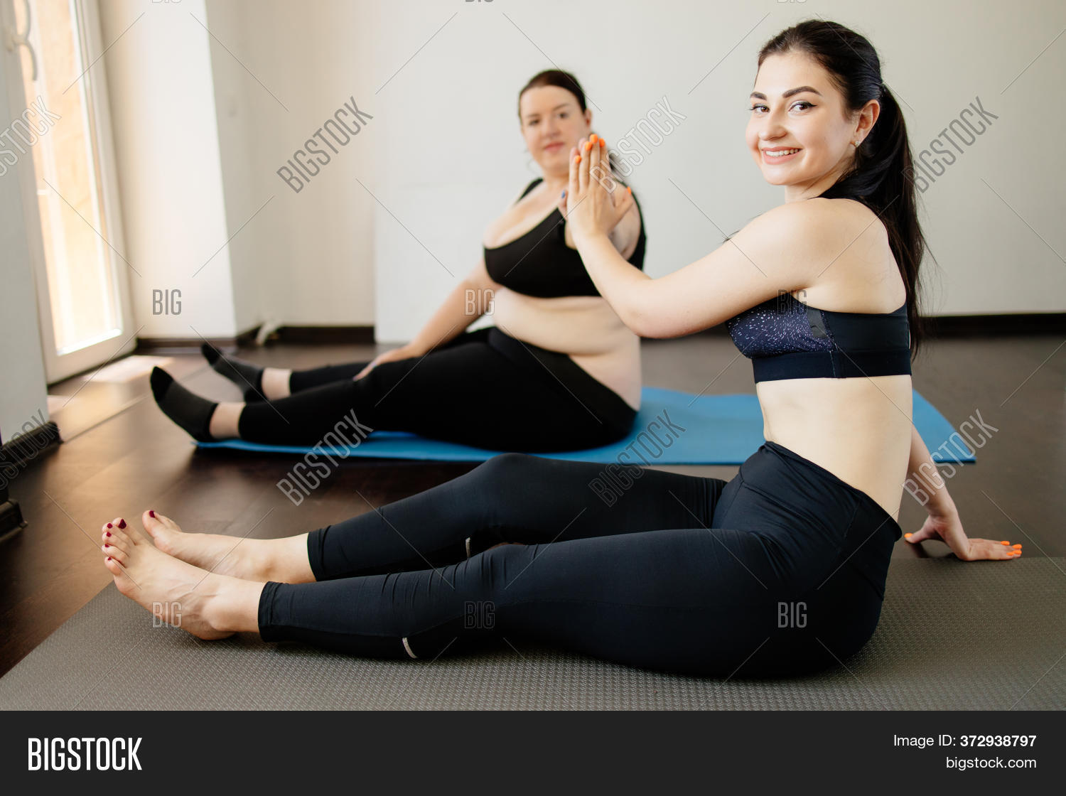 Plus Size Woman Giving Image Photo Free Trial Bigstock