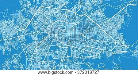 Urban Vector City Map Of Morelia, Mexico