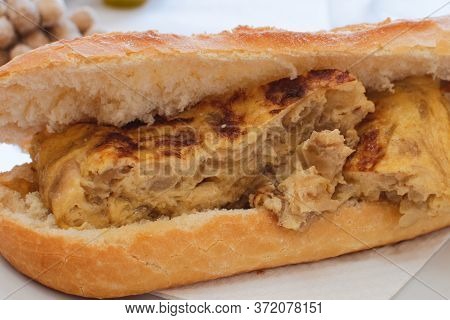 Spanish Omelette In A Baguette Is Delicious
