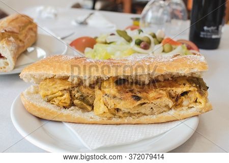 Vegetables Omelette Baguette A Salad So Good