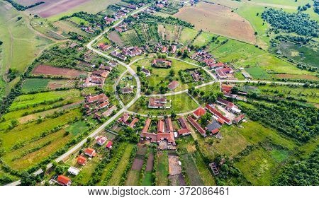 Charlottenburg, Romania - Round Village Banat Region Western Transylvania Built By Germans