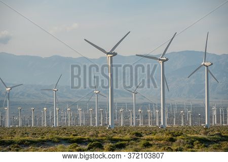 The Windmills Of Palm Springs In California - Travel Photography