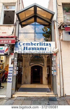 Istanbul, Turkey - Aug 18, 2015: One Of The Most Beautiful Historical Hammam In Turkey. Located On D