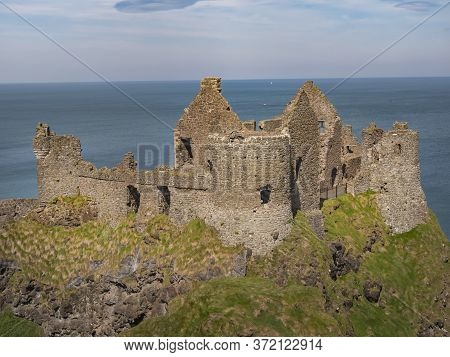 Dunluce Castle In Northern Ireland - A Popular Landmark In Northern Ireland - Travel Photography