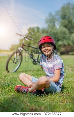 Little Boy On Board Of Sailing Yacht On Summer Cruise. Travel Adventure, Yachting With Child On Fami