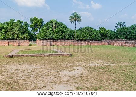 Ruins Of Ancient Darasbari Darashbari Madrasa In Sona Masjid Area, Bangladesh