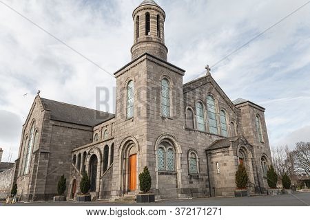 Architecture Detail Of The Church Of The Sacred Heart  In Dublin, Ireland
