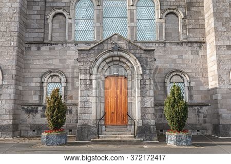 Architecture Detail Of The Church Of The Sacred Heart  In Dublin, Ireland