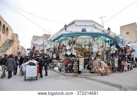 Sousse, Tunisia - February 02, 2009: Sousse - Medina (old Town).