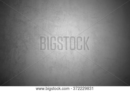 Cement Wall Background Abstract, Gray Concrete Texture For Interior Design, White Grunge Cement Pain