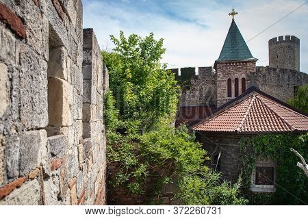 Belgrade, Serbia - Jun 6, 2020, Fortress At Kalemegdan, Serbian Orthodox Church Of The Holy Mother O