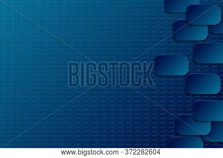 Blue Steel Background With Geometric Shapes. Vector Eps10