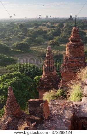 Detail Of Ta Wet Hpaya Temple In Bagan, Myanmar