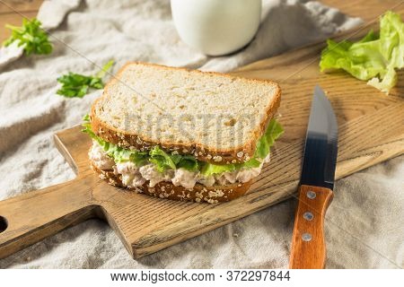 Homemade Fresh Tuna Salad Sandwich