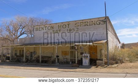 Historic Ghost Town Of Benton In The Sierra Nevada - Benton, United States - March 29, 2019