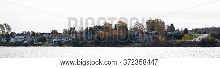 St. Ignace, Michigan, Usa, During Autumn Landscape
