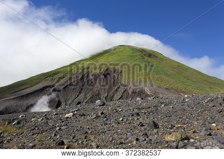 Arriving On Top Of Lokon Volcano